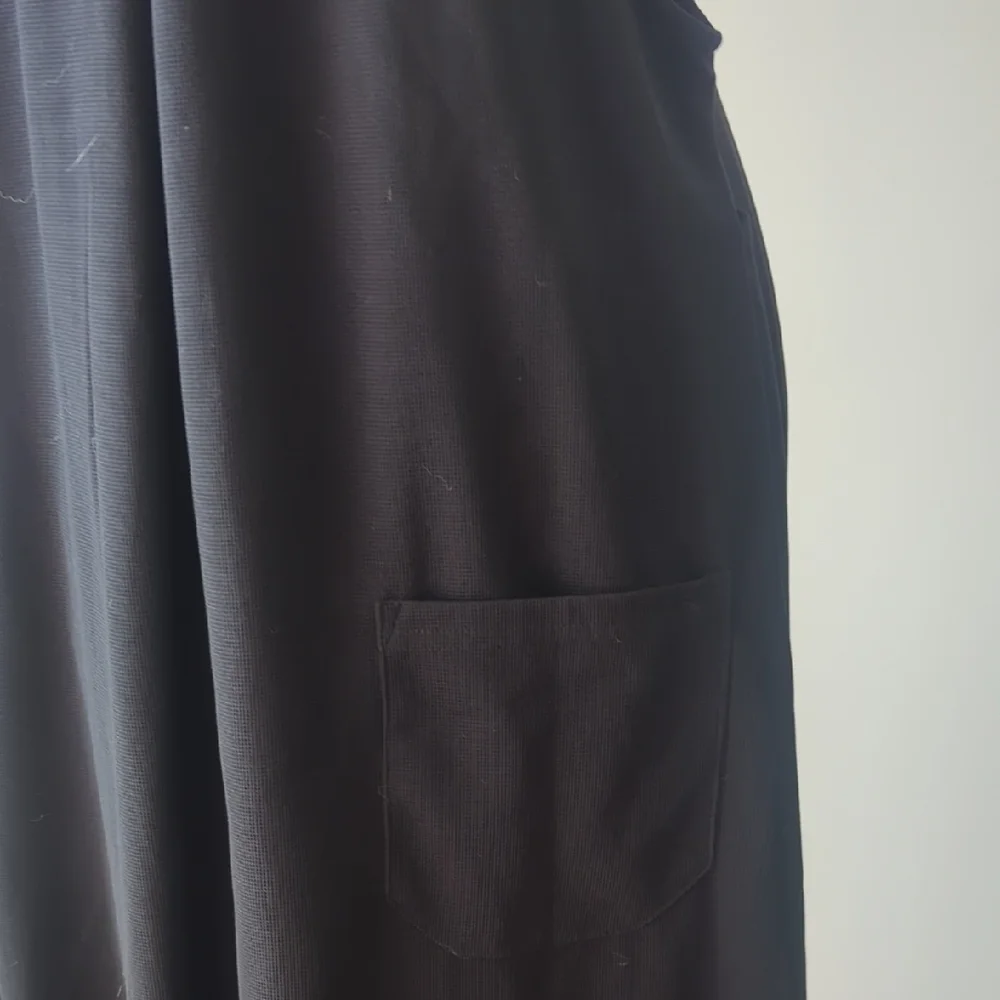 NWT HALARA Black Overalls Wide Leg Jumpsuit Size Small - Picture 6 of 7